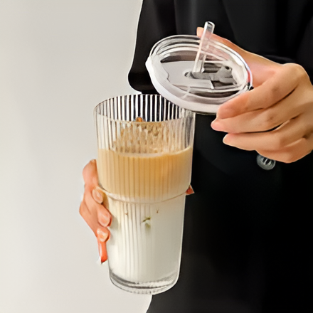 Stripe Glass Cup