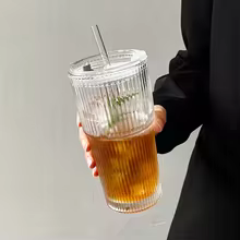 Stripe Glass Cup
